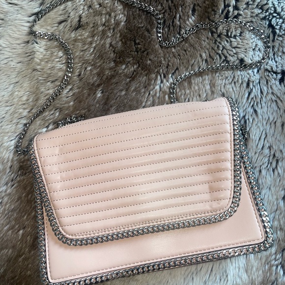 EXPRESS Blush Pink Chain Purse - Picture 5 of 5